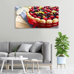 Print pe canvas tort de fructe de pădure