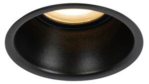 Spot încastrat inteligent negru IP44 incl. Wifi GU10 50mm - Dept