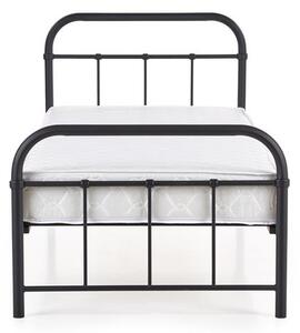 Pat de o persoană 90 cm Lashell 90 (fără saltea) (negru). 1039454