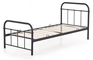 Pat de o persoană 90 cm Lashell 90 (fără saltea) (negru). 1039454