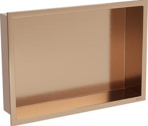 Mexen X-Wall-R raft în perete cu flanșă 45 x 30 cm, cupru periat - 19C0453010
