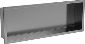 Mexen X-Wall-R poliță de nișă cu flanșă 60 x 20 cm, gri armat periat - 19E0602010