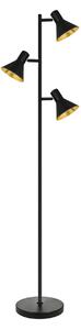 Lampadar glam negru-auriu HARVEY 3x42W E14