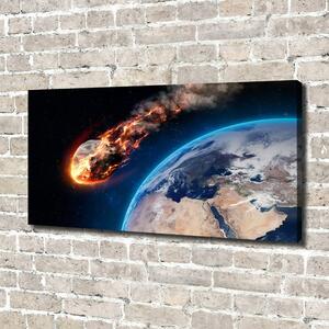 Print pe canvas Un meteorit care se încadrează