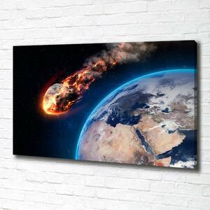 Print pe canvas Un meteorit care se încadrează