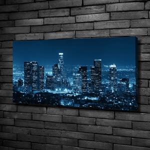 Imprimare tablou canvas Los Angeles, pe timp de noapte