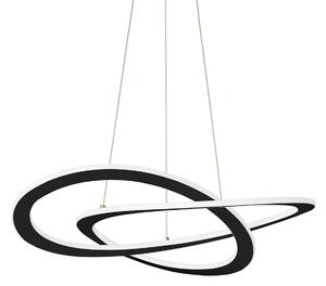 Lampa suspendata minimalista neagra CHARLIE cu LED 50W