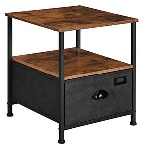 Noptiera Songmics, Model Estes, 40x40x46.4 cm, Negru