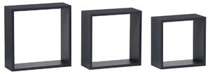 Set 3 rafturi de perete Parto (gri mat). 1121155