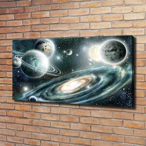 Pictură pe pânză Sistem solar