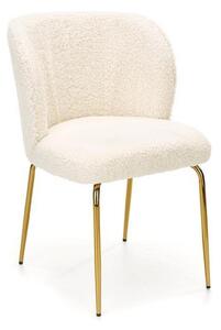 Scaun K474, stofa blana crem, 54x64x80 cm