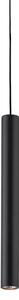 Pendul minimalist negru TUBE 1x35W GU10