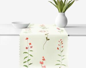 Goldea napron de masă teflonat - flori de câmpie 35x120 cm