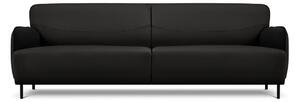 Canapea din piele Windsor & Co Sofas Neso, 235 x 90 cm, negru