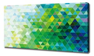 Tablouri tipărite pe pânză triunghiuri abstractizare