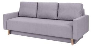 Canapea extensibilă tapițată DIVEDO, 215x86x95 cm, moric 06