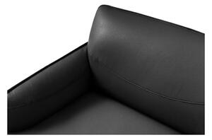 Canapea din piele Windsor & Co Sofas Neso, 175 x 90 cm, gri închis