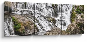 Tablou - Cascade (cu ceas) (90x30 cm)