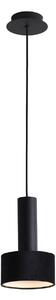 Pendul modern negru ARIETTA cu abajur negru catifelat 1x40W GU10