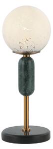 Veioza glam POLLY cu glob de sticla 1x40W E27