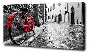 Pictură pe pânză bicicletă roșie
