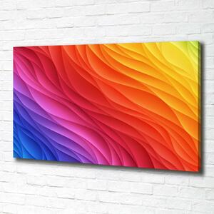 Tablou canvas valuri colorate