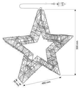 BRILAGI - LED Decorațiune de Crăciun pentru exterior LED/3,3W/230V IP44 50 cm stea