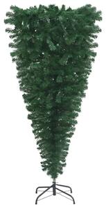 Pom de Crăciun artificial inversat, cu suport, verde, 150 cm