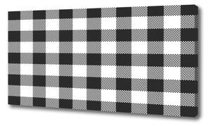 Tablou canvas zăbrele alb-negru