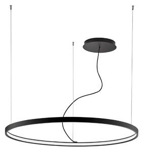Lampa suspendata moderna VERDI 2 S2 neagra cu LED 63W