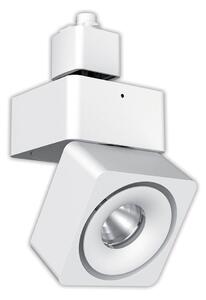 Spot pe sina modern MORIS orientabil alb cu LED