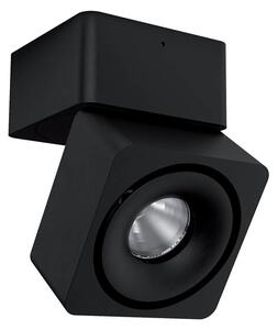 Spot aplicat modern orientabil MORIS patrat negru cu LED