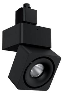 Spot pe sina modern MORIS orientabil negru cu LED