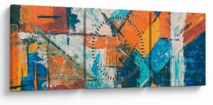 Tablou - Abstract (cu ceas) (90x30 cm)