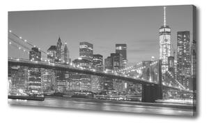 Tablou pe pânză canvas Manhattan pe timp de noapte