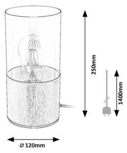 Lampă de masă ZELKOVA 1xE27/40W/230V Rabalux 3153