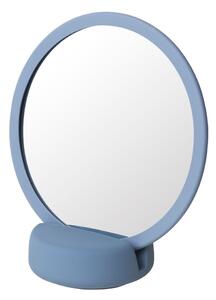 Oglindă cosmetică pentru masă Blomus, înălțime 18,5 cm, albastru