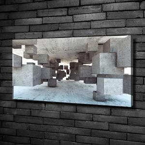 Imprimare tablou canvas Cuburi din beton
