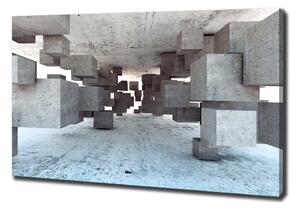 Imprimare tablou canvas Cuburi din beton