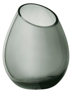 Vază din sticlă Blomus Raindrop, înălțime 24 cm, verde