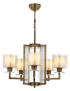 Candelabru pe lanț VARANA 5xE27/40W/230V, bronz