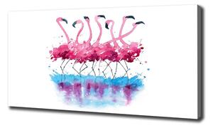 Pictură pe pânză Flamingos