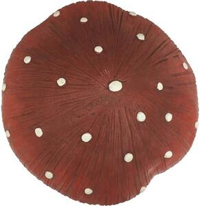 Ciupercă decorativă Lafiora 27x26x32,5 cm roșu