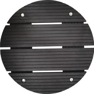 Suport ghiveci cu roți Lafiora WPC 30x30x7,5 cm antracit