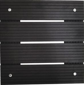 Suport ghiveci cu roți Lafiora WPC 30x30x7,5 cm antracit