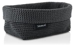 Coșuleț de depozitare Blomus Rope, 11, 5 x 20 cm, gri închis