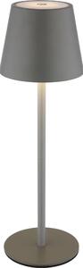 Globo 58488G-LED Lampă de masă VANNIE, reglabilă, cu control tactil, reîncărcabilă, pentru exterior, 3W/5V IP54 1800mAh gri