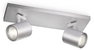 Philips - Spot LED RGBW reglabil RUNNER 2xGU10/6,5W/230V crom mat