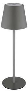 Globo 58488G-LED Lampă de masă VANNIE, reglabilă, cu control tactil, reîncărcabilă, pentru exterior, 3W/5V IP54 1800mAh gri