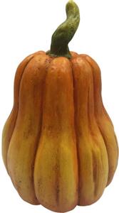 Figurină decorativă dovleac Lafiora H 36 portocaliu auriu
